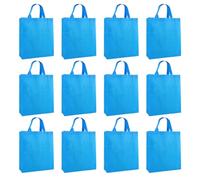 ifundom 30 Pezzi Borsa Shopping Non Tessuto, Pieghevole e Riutilizzabile | Stampa Semplice, Manico Integrato, per Casa e Supermercato Colore Casuale