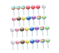 ifundom 30pezzi Mini Lollipops Colorati Miniatura Decorazioni Simulate Per Casa e Giocattoli Per e Aspetto Realistico e Colorato