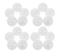 ifundom 30pezzi Sonaglio Inserti per Giocattoli Ragazzo Ragazza Ragazza Bianco Plastica Leggera per Squeaker Toys Animali Domestici Riparazione Fai da Te Progetti Confezione