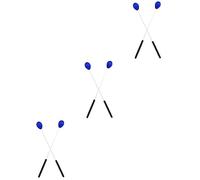 ifundom 3paia Bacchette Per Strumenti Percussione Lana Con Testa Accessorio Musicale Pratico e Portatile Per Performance e Feste