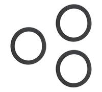 ifundom 3pezzi Anello Silenzioso Silicone Per Saxofono e Tromba Riduzione Rumore Leggero e Durevole Pratico Per Esercitazioni Senza Disturbo Nero