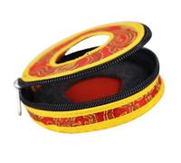 ifundom 3pezzi Borsa Protettiva Per Campana Meditativa Nepali Custodia Portatilper Campane Tingsha Con Chiusura Zip Design Elegante Per Oggetti Sacri
