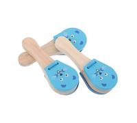 ifundom 3pezzi Nacchere Di Legno Per Ragazzo Ragazza Ragazza Strumenti Percussione Piccoli Design Di Topo Giocattolo Musicale Per Apprendimento Dei Ragazzo Sviluppo Motorio