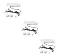 ifundom 3pezzi Pickup Per Chitarra Con Controllo Volume e Compatibile Con Chitarre Folk Ed Elettriche Facile Installare e Resistente