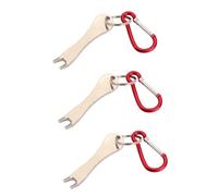 ifundom 3pezzi Pinnatore Multifunzionale Per Chitarra e Strumenti Corda Con Portachiavi e Moschettone Utensile Per Rimozione Pini Ponte Per Chitarra Ukulele Basso e Banjo