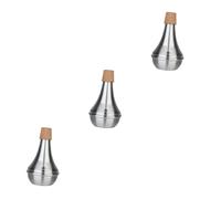 ifundom 3pezzi Sordina Per Tromba Sughero Mute Dritta Per Pratica Accessorio Resistente Per Strumenti Musicali Per Esercitazioni Casa e Riduzione Del Rumore