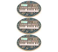 ifundom 3pezzi Spilla Forma di Chitarra Musicale Artigianale in Lega Smalto Accessorio Elegante per Abiti Borse e Cappotti per Appassionati di Musica e Eventi Speciali