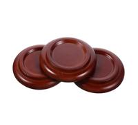 ifundom 3pezzi Tazze Per Ruote Di Mobili Protezione Per Pavimenti Legno Con Design Anti-slittamento e Silenzioso Per Pianoforti e Mobili Marrone