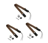 ifundom 3pezzi Tracolla Per Ukulele Vera e Accessorio Comodo e Stile Facile Da Installare e Trasportare Per Musicisti Movimento