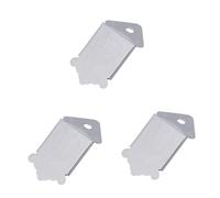 ifundom 3pezzi Triangle Plated String Mandolin Tailpiece with Decorative Cover and Screws Chrome b for Easy String Replacement and Guitar Maker Accessories