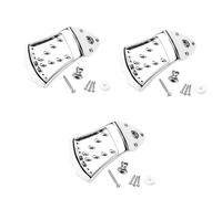 ifundom 3sets Accessori Per Mandolino Ponte Metallo Cromato Per Strumenti Corda Facile Installazione e Versatile Per Diversi Modelli Upgrade Per Suono Autentico e Bilanciato