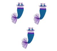 ifundom 3sets Costumi Ragazzo Ragazza Sirena Per Fotografia Outfit Maglia Per Ragazzo Ragazza Mesi Accessori Fotografici Delicati Per Per Famiglie Per Servizi Fotografici