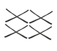 ifundom 4 Paia Accessori per a Dondolo per Cuscinetti per mobili Antiscivolo Black