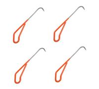 ifundom 4 Pezzi Coltello per gancio radicale dispositivo di rimozione strumento di rimozione tirare mano di giardinaggio di nuovo piccolo strumento di diserbo Garden Manual Weeder plastica