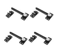 ifundom 4 Pezzi Connettori Invisibili per Giunto Divano, Plastica Nera, | Staffe Dentate per Mobili, Ricambio per Assemblaggio, Base di Supporto, Accessorio Nero, Formato 14x6 Cm
