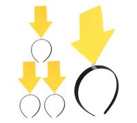 ifundom 4 Pezzi Fascia a Freccia Gialla per Chioma Copricapo Divertente per Feste di Halloween e Carnevale Accessori Leggeri e Comodi per Servizi Fotografici Creativi