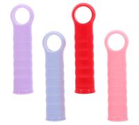 ifundom 4 Pezzi Manico di Ricambio in Plastica 22mm per Mop e Dustpan | Cappuccio Terminale Semplice, Presa Ergonomica e Sostituzione Facile, per Pulizie Domestiche Rapide