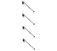 ifundom 4 Pezzi Pala diserbante sradicamento Rastrello Giardinaggio Prati Prato dovere Attrezzi da diserbo per Giardino Strumento di diserbo Multifunzionale Garden Manual Weeder Acciaio