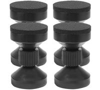 ifundom 4 Pezzi Tappo Testiera Regolabile 5,9-6,7cm in Plastica Nero per