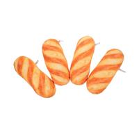 ifundom 4 Pz pane ripieno plushies plush pane di simulazione plush per peluche bambolotti per bambina simpatico modello di pane puntello decorativo per il pane cotone pp