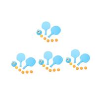 ifundom 4 Set Allenamento Interattivo per Tennis Tavolo Trainer Appeso per Racchette e Palline Blu Migliora e Coordinazione Indoor