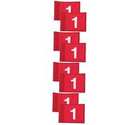 ifundom 4 Set Bandierine Numerate Per Golf Bandierine Pratiche Per Allenamento Golfistico Flags Per Golf Leggere E Compatte Per Migliorare Tecniche E Allenamento Visibile 2 Pezzi * 4
