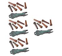 ifundom 4 Set levachiodi per chitarra di chitarra pratici accessori per strumento musicale corde abito pirolo per perno per acustica Ponte piolo