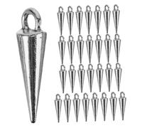 ifundom 40 Pezzi Ciondoli a Forma di Piramide in Lega di Zinco per Creazione Gioielli Fai da Te, Ciondolo per Collana e Orecchino, Charms per Braccialetti, Accessori per Portachiavi,