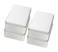 ifundom 4pezzi Scatola Contenitore Per Dadi in Ferro Organizzatore Di Dadi Quadrato Custodia Per Con Cuscinetto in Porta Affidabile Per Casa e Viaggio