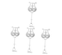 ifundom 4pezzi Supporto Per Spartiti Per Clip Per Musica Da Marcia Accessorio Per Banda Musicale Elegante Facilita La Lettura Senza Affaticare Collo