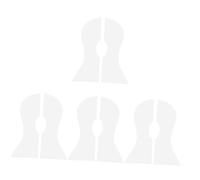 ifundom 4sets Battipenna Per Ukulele Trasparente Adesivo Anti- Facile Da Installare Compatibile Con Ukulele Da Include Panno Per Pulizia e Assorbitore Di Polvere