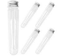 ifundom 5 Pezzi Tubi Porta Lacci Trasparenti Coperchio Organizer da Viaggio Portatile per Lacci Scarpe Contenitore Salvaspazio per Accessori Puliti e Protetti