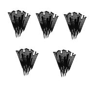 ifundom 5 Set Bordatura Dei Fai Da Te Paesaggio Bordo Giardinaggio Chiodi Per Il Fissaggio Del Prato Picchetti Da Unghia Pioli Confine Pesante Pianta Palo Black Pp 30 Pezzi*5