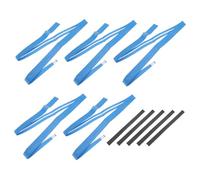 ifundom 5 Set Overgrip Tennis Antiscivolo per Racchette Badminton e Padel Nastro Grip Assorbente Traspirante Fasce Impugnatura Non Scivolose per Sport e Pesca Blu
