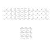 ifundom 5 Set per Vasi da da Pz Base Traspirante per Fioriere da Esterno E Protegge Piante da Perdite E delle 10 Pezzi * 5