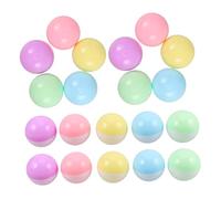 ifundom 50 Capsule Premio Colorate Macaron Palline Di Plastica Riutilizzabili Per Giocattoli Caramelle E Decorazioni Per Feste Contenitori Rotondi In Plastica