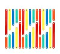 ifundom 50 Pezzi Bastoncini Magnetici Per Costruzioni Bambini Strisce Magnetiche Geometriche Bastoncini Manipolativi Per La Matematica Kit Per L'apprendimento Della Geometria Giocattoli