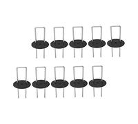 ifundom 50 Pezzi Chiodi per da con Rondelle Chiodi Zincati per Fissaggio Telo Pacciamante Resistenti e Adatti per Irregolari e Paesaggio