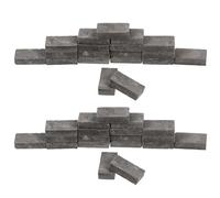 ifundom 50 Pezzi In Scala 1/35 Mini Mattoni Da Muro In Miniatura Per Artigianato Edifici Architettonici Fai Da Te Accessori Da Giardino Per Case Delle Bambole
