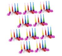 ifundom 50 Pezzi Trombettiere Frange per Feste Fischietti Rumorosi Colorati per Compleanni e Lauree Giocattoli Divertenti per e Animazione Party