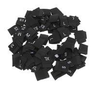 ifundom 500 Etichette per Taglie di Vestiti Lavabili Etichette per Taglie di Pantaloni e Abbigliamento Nero XS-S-M-l-Xl Applicazione Rapida e Fissaggio Sicuro per Abbigliamento e