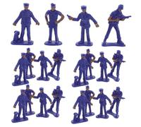ifundom 50pezzi Miniature Figures Set Realistic Police Characters for Table Potted Decorations and Desktop Decor for Learning and Collecting