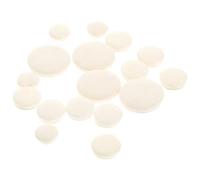 ifundom 51pezzi Cuscinetti Per Clarinetto Tappetini Per Foro Di Suono Materiale Eccellente e Facile Da Sostituire Accessori Per Musicisti Di Clarinetto Colore Bianco e Giallo