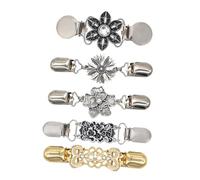 ifundom 5pezzi Fibbie per Sciarpe in Lega di Vintage Fermagli per Sciarpe e Abiti Mors