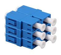 ifundom 6 Pezzi Adattatore Fibra Ottica Lc Single Mode Accoppiatore Flange Lc-lc per Rack Server e Pannello Patch Connettore Rete Telecom per Trasmissione Segnale Efficiente