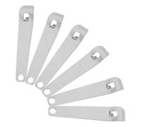 ifundom 6 Pezzi Apribottiglie in Acciaio Inossidabile Tascabile Cordino, Rompi-ampolla Manuale per Flaconi di Liquidi Orali, Strumento Portatile per Infermieri e Uso Clinico