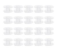 ifundom 60 Pezzi Avvolgitori Trasparenti per Macchina da Cucire Domestica Rocchetti di Filo da Ricamo in Plastica Resistenti Accessori per Cucito Fai da Te e Riparazione Indumenti