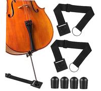ifundom 6pezzi Anti-skid Device Con Cinghia Regolabile e Punta Gomma Per Proteggere Pavimento Accessori Per Violoncello e Basso Facile Da Trasportare Design