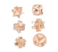 ifundom 6pezzi Lock Toy Intellettuale Per Cognitivo Puzzle Per Adulti La Educativo