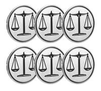 ifundom 6pezzi Spille da Bavero in Metallo Bilancia della Giustizia per Uomo e Donna Accessori da Abito per Studio Legale e Tribunale
